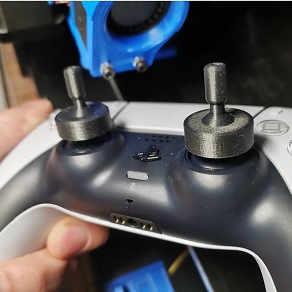 Sony PlayStation 5 Controller Joystick Extender Flight Stick Gamepad Flight Sim - Picture 2 of 3
